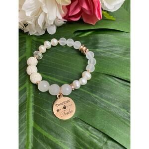 Teacher Tribe Mala Bracelet - Handmade